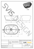 S.V.I.S. Design UMYWALKA 50 CM LIBRA BASIC - JASNY CEGLASTY, BEZ DEKORU, BEZ LAKIERU